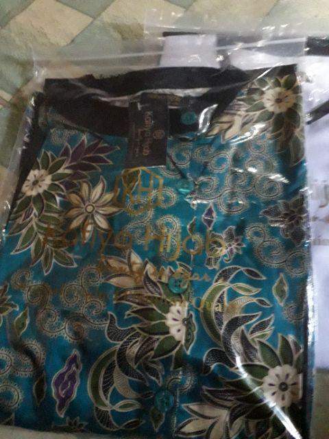 Gamis Batik Toska Couple By Kafiya Hijab