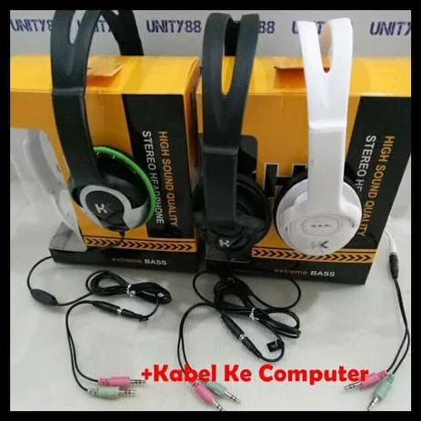 HEADSET GAMING 5BRO DJ + MIC E63 BEST SELLER TERMURAH