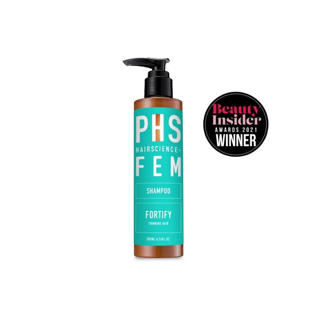 PHS Hairscience FEM Fortify Shampoo For Hair Loss