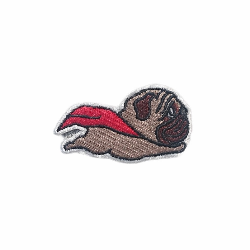 Iron Patch Super Pug Dog
