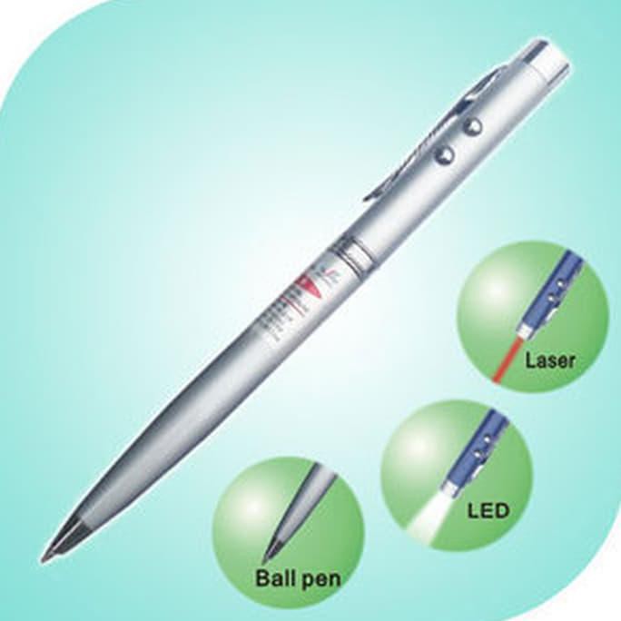 

ITERBARUl 3 in 1 Pulpen Laser Pointer / Pena LED / Bolpen Presentasi ICIQl