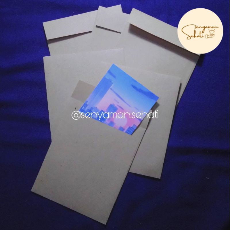 

8x10cm Amplop Kraft Paper Samson A7 Mini / Mini Kraft Paper Envelope