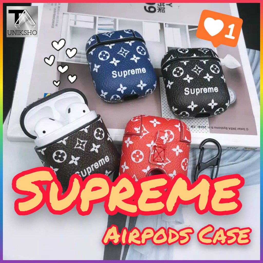 SUPREME Casing inPods iPhone Soft Case