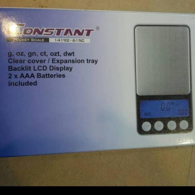Timbangan Emas Pocket Digital Scale Constant 615C Tokoadinaya24