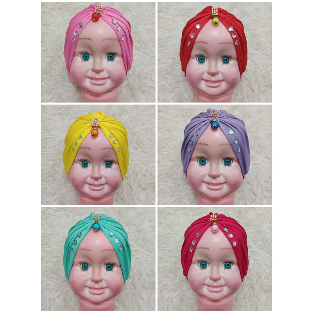 TERBARU Aksesoris Bayi Bandana Anak Jalilah / TURBAN BAYI PITA KELINCI /aksesoris anak perempuan