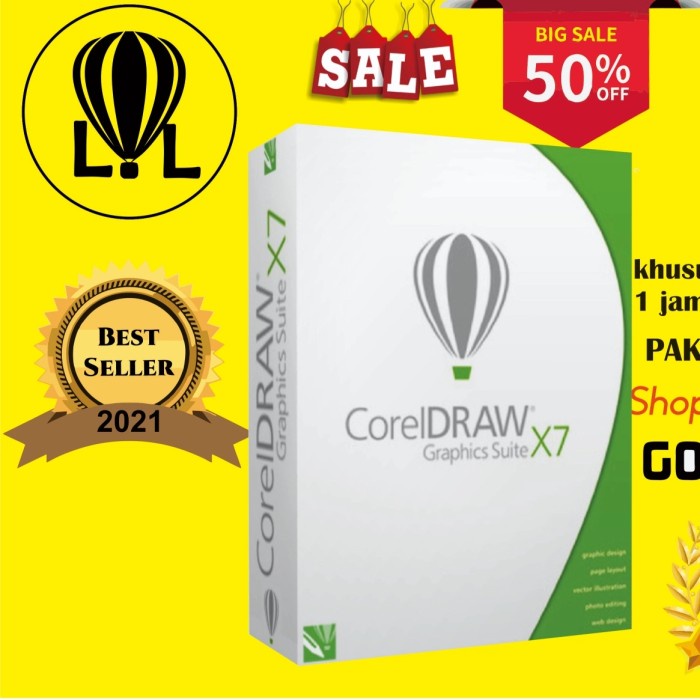 TERLARIS corel draw x7 original