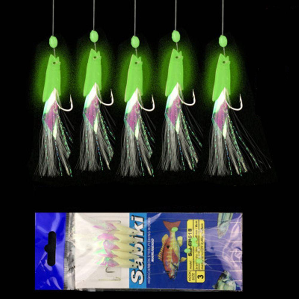 Solighter 5Pcs / Set Umpan Pancing Softlure Tiruan Bentuk Ikan Bahan Silikon