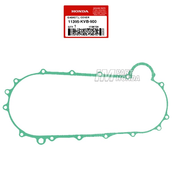 11395-KVB-900 Perpak Paking CVT Gasket L Cover Vario 110 CW Old Lama Techno Karbu