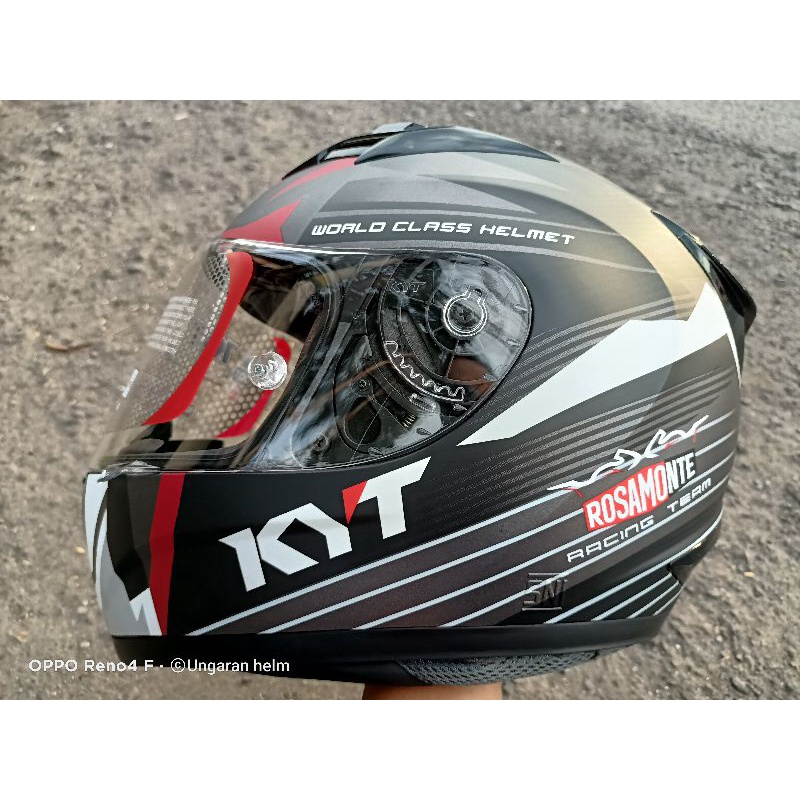 Helm KYT R10 Race Edition #3 Gunmet (Ongkir Termurah)