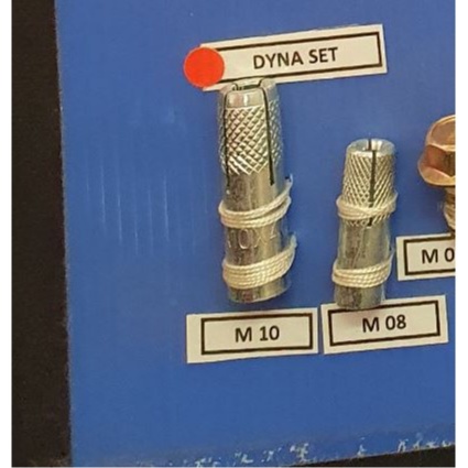 Dyna Set Dynaset M8 M10 Dina Set Dinaset 8 10 mm Baut Mekar 8mm 10mm