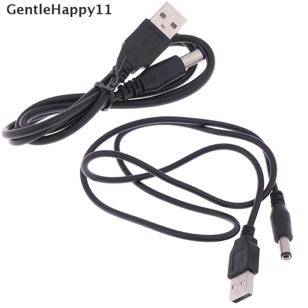 Gentlehappy Kabel Power Charger USB Ke DC 5.5mm Untuk MP3 / MP4 Player