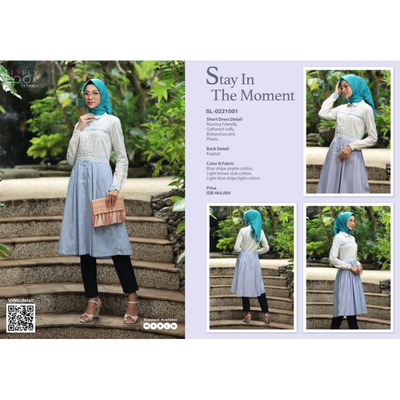 Simply Look SL-0221001 Delicate Memories By Tuneeca Diskon Sale Promo Tunik Atasan Wanita Dress
