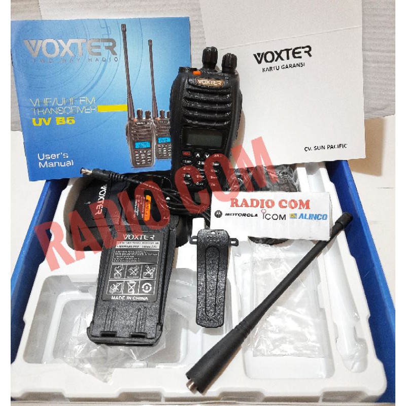 HT DUALBAND VOXTER UV B5 MURAH  / HANDY TALKY DUALBAND UV B5 VOXTER