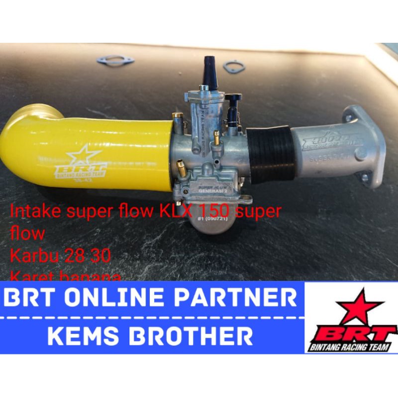 INTAKE BRT KLX SUPER FLOW 28MM 30MM 32MM DAN 34MM