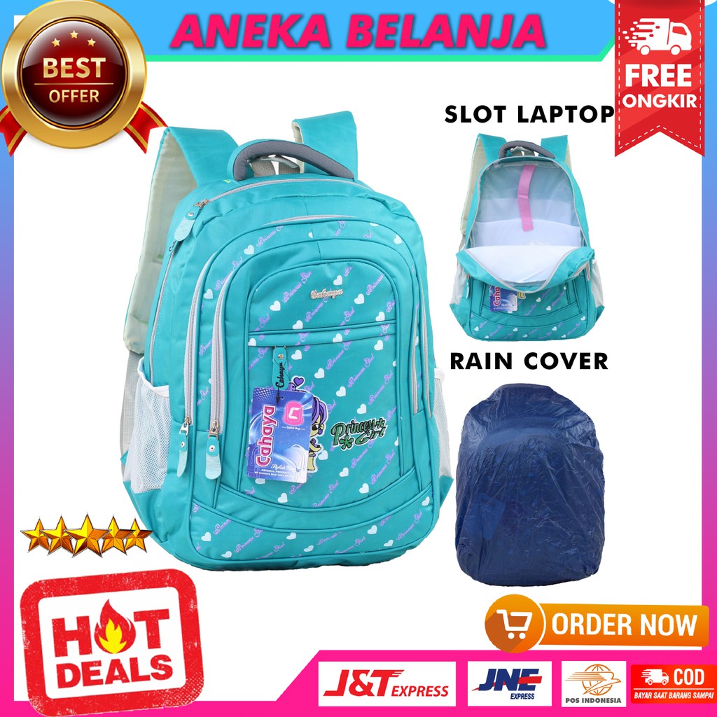 TAS RANSEL SEKOLAH CAHAYA PRINCESS TOSCA TAS PUNGGUNG ANAK PEREMPUAN HARGA EKONOMIS BERKUALITAS