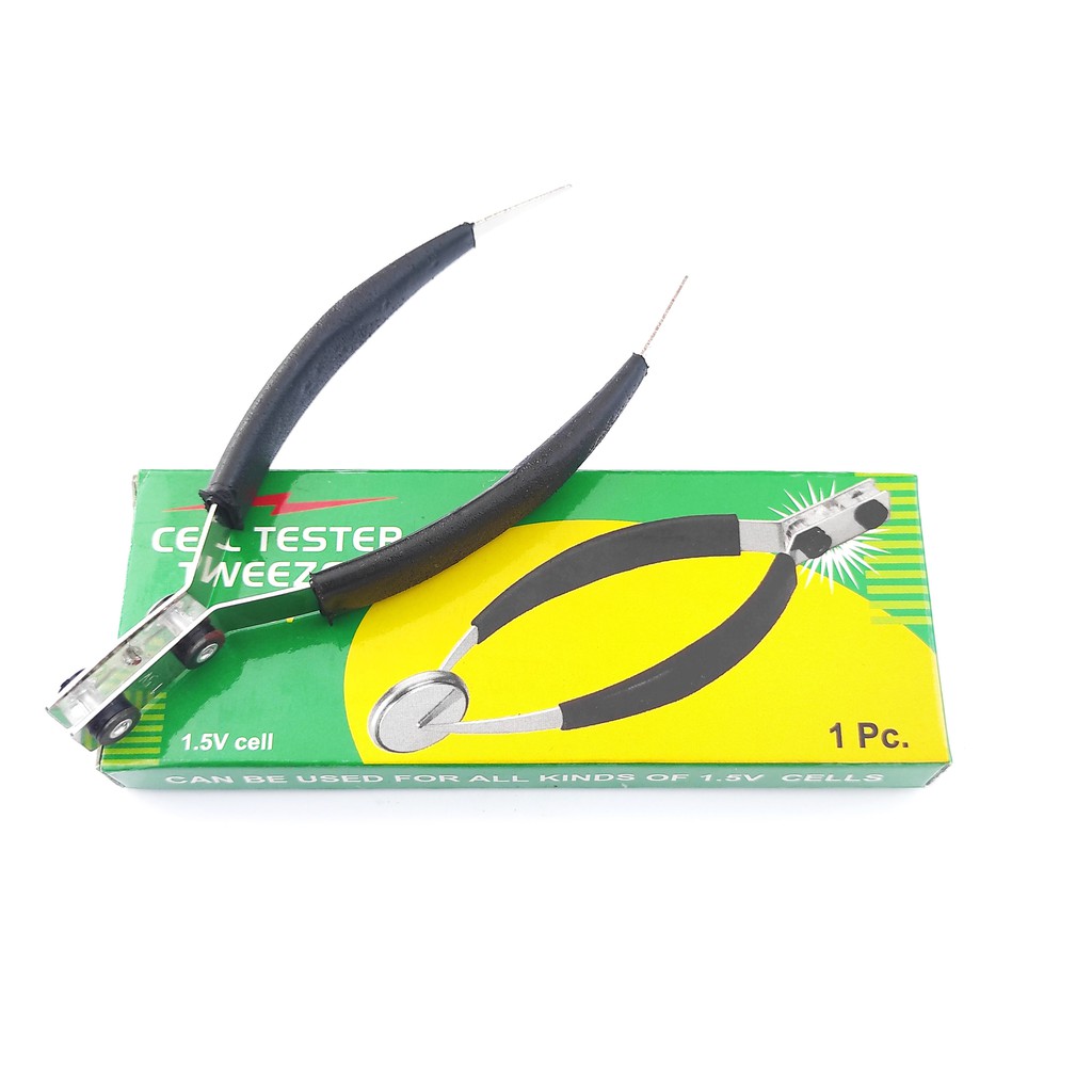 Alat Pengecek Baterai Battery / Cell Tester Tweezer 1.5V