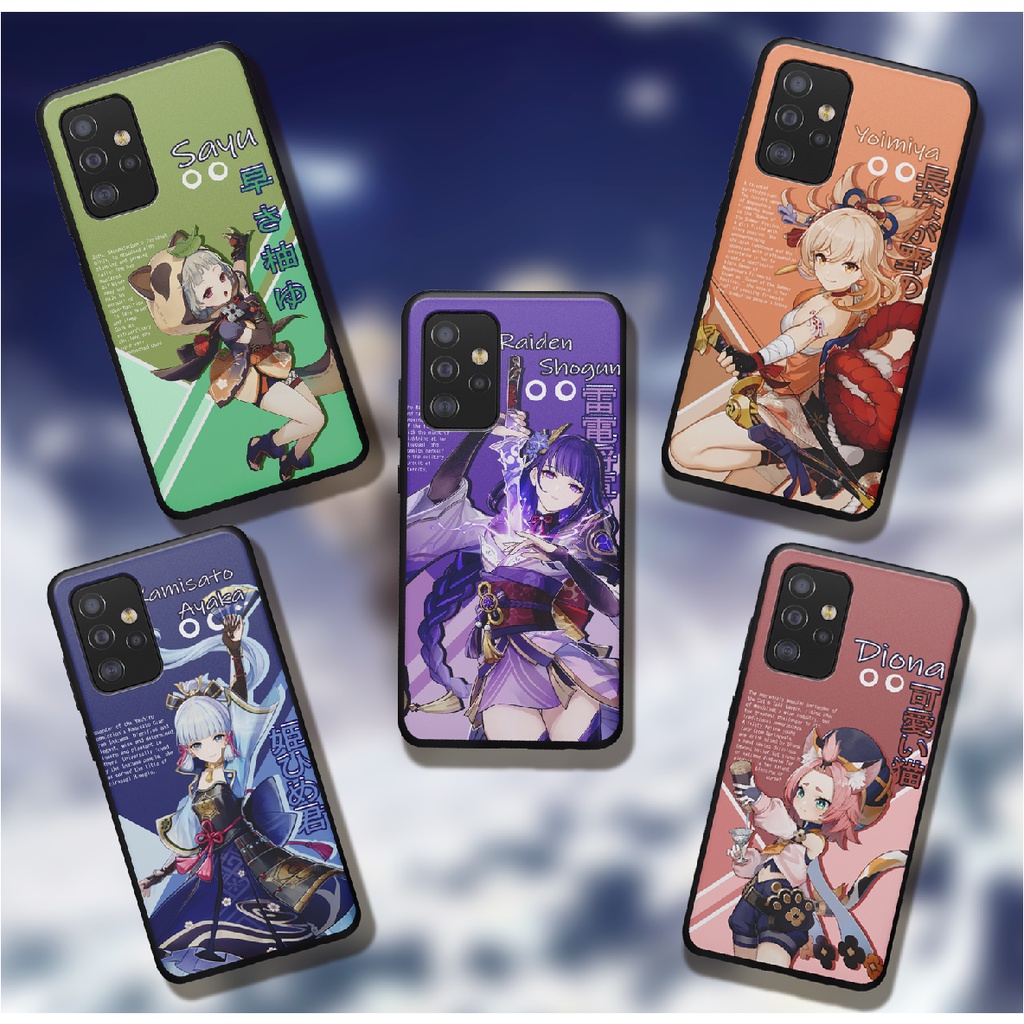 Case/Custom2D Genshin Impact Ayaka, Yoimiya, Sayu, Baal