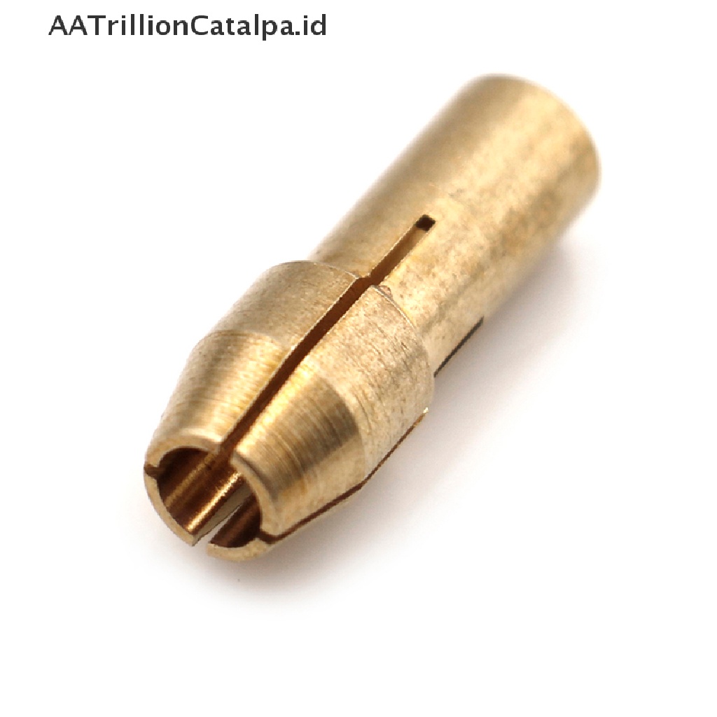 10 Pcs Mata Bor chuck collet Bahan Kuningan Ukuran 0.5-3.2mm 4.8mm Untuk Alat rotary