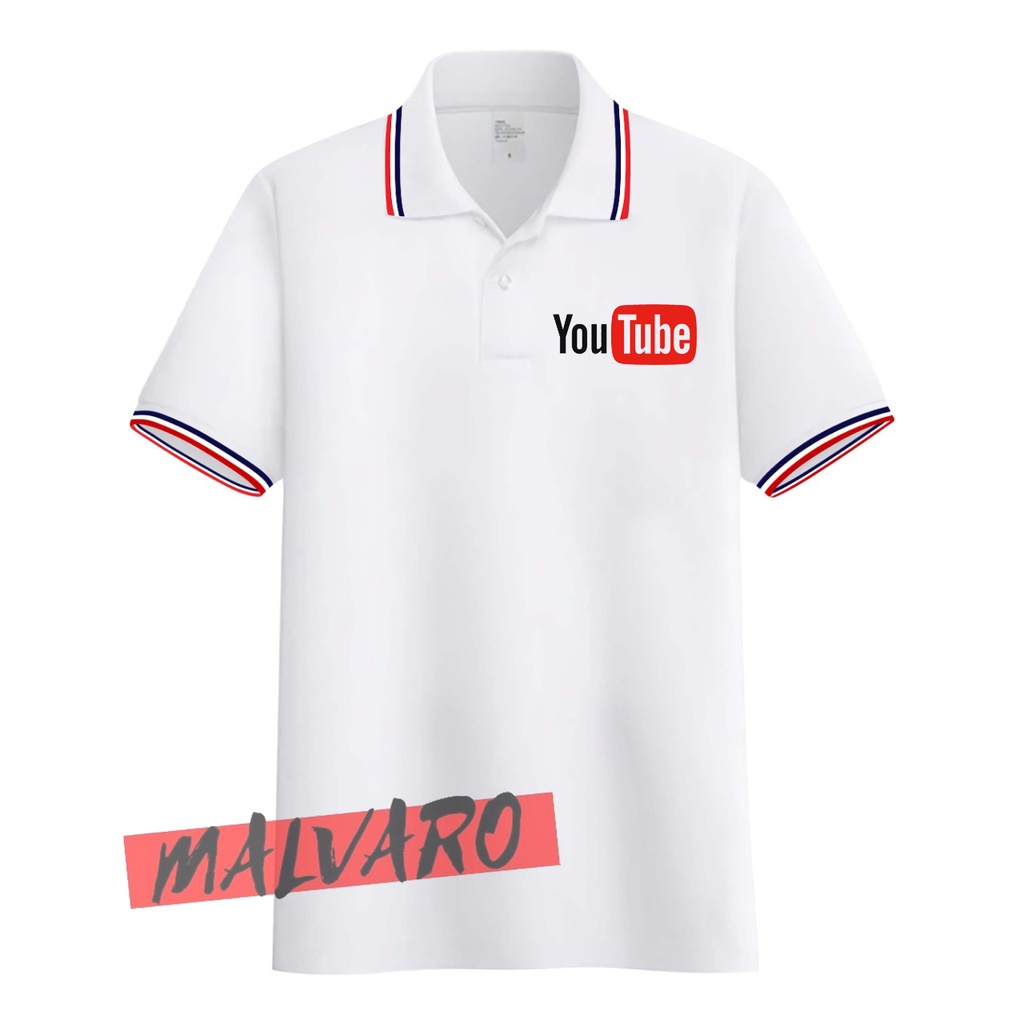 MALVARO Polo Shirt / Polo List / Kaos Kerah Pria / Kaos Polo / Tshirt Pria 78