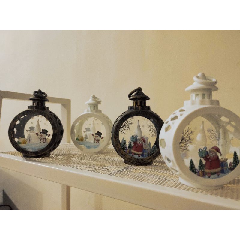 [ORGM] *NATAL* Lampu Dekorasi Natal Lampu Led Lentera Natal motif Santa dan Snowman