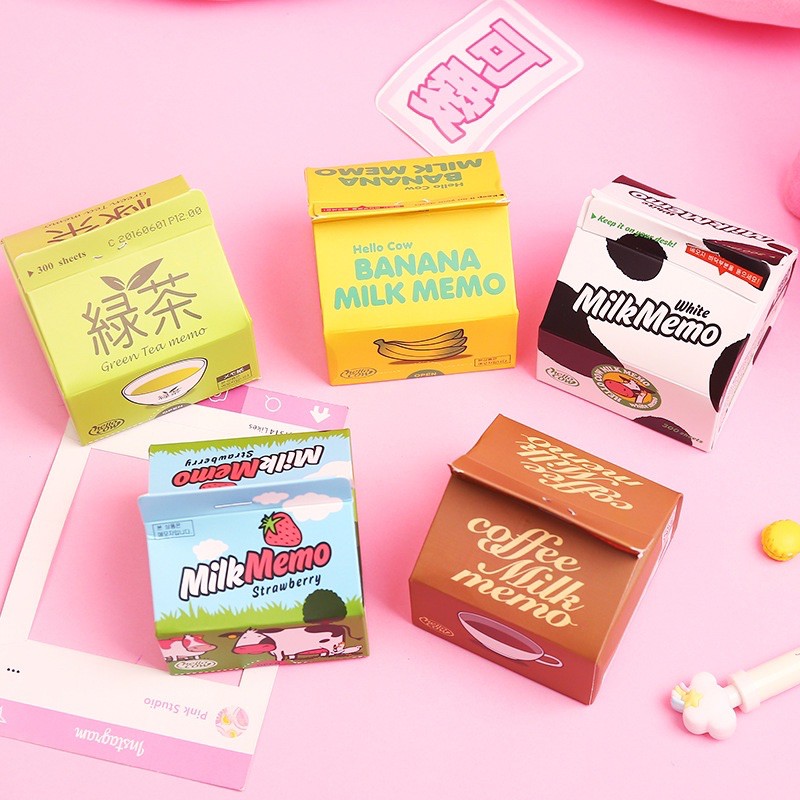 

*Chachap* Memo Notes 200 Lembar Lucu Tema Karton Susu