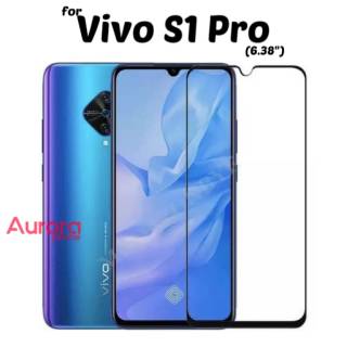 Vivo S1 Pro Tempered Glass Full Screen Protection - Anti