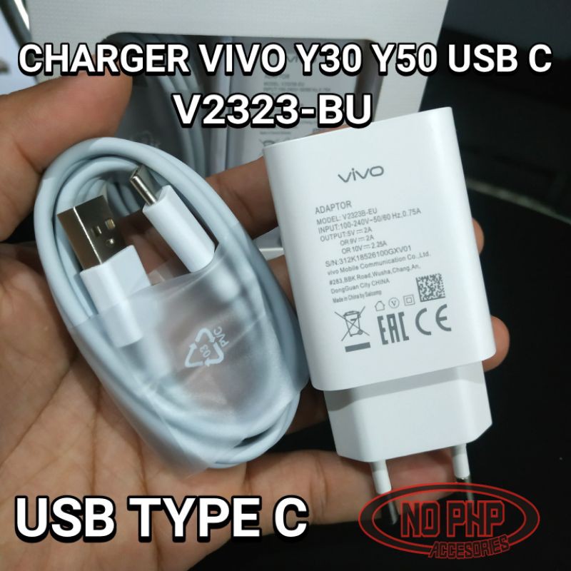 CHARGER VIVO USB TYPE C Y30 Y50 S1 PRO ORIGINAL 18W