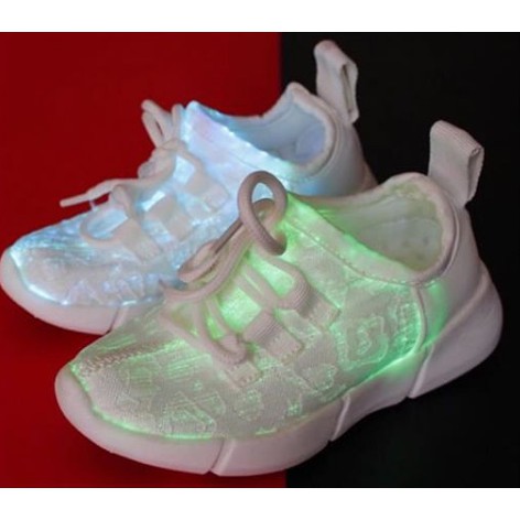 Sepatu Led Anak + Charging | sepatu transparant USB charging led