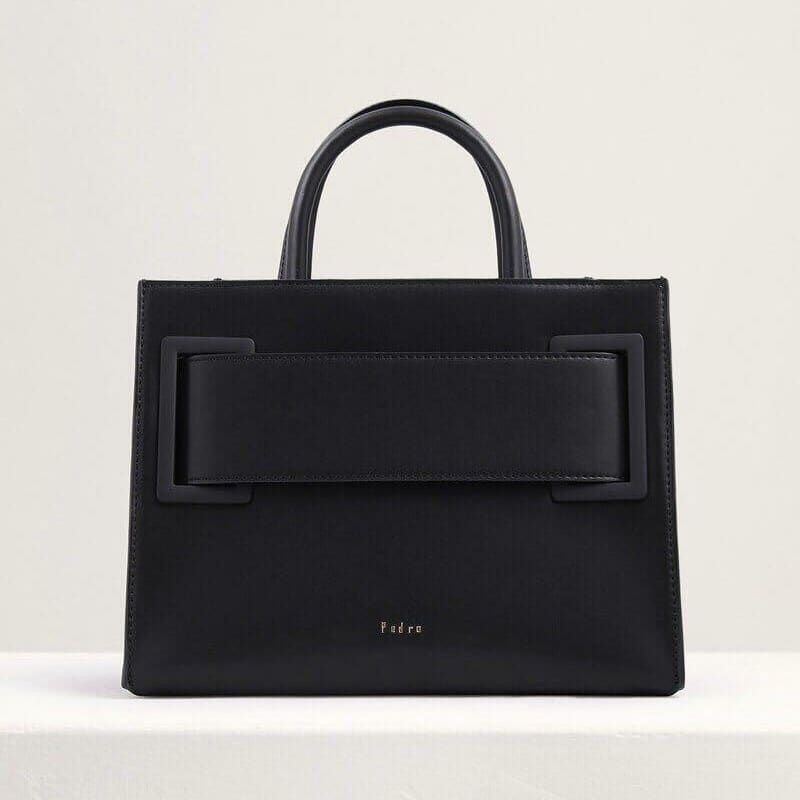 PDRO Structured Top Handle Bag