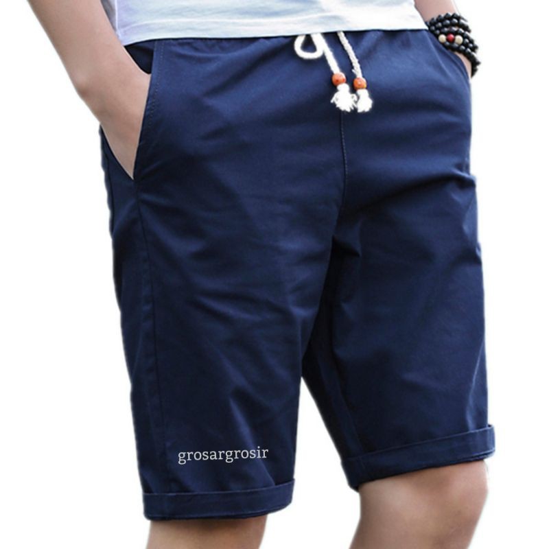 CELANA PENDEK PRIA DISTRO | Short Chino Pants, drill