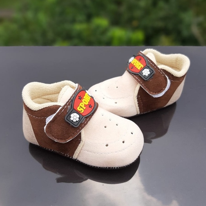 TOKOERS PRL01 Sepatu Bayi Prewalker anak 1 s/d 12 bulan - Motif Sport Lucu