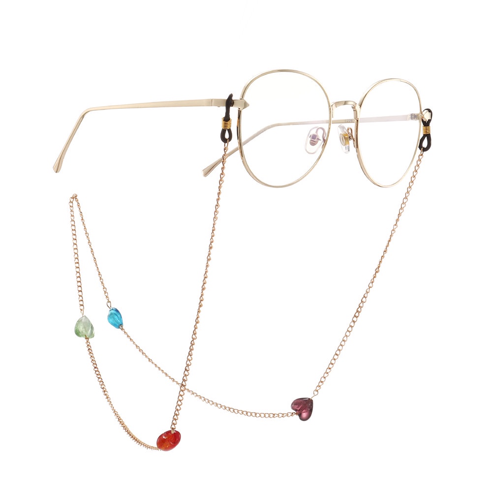 ROW Fashion Eyeglass Lanyard Women Men Glasses Necklace Glasses Chain New Non-slip Reading Glasses Metal Vintage Eye Wear Accessories