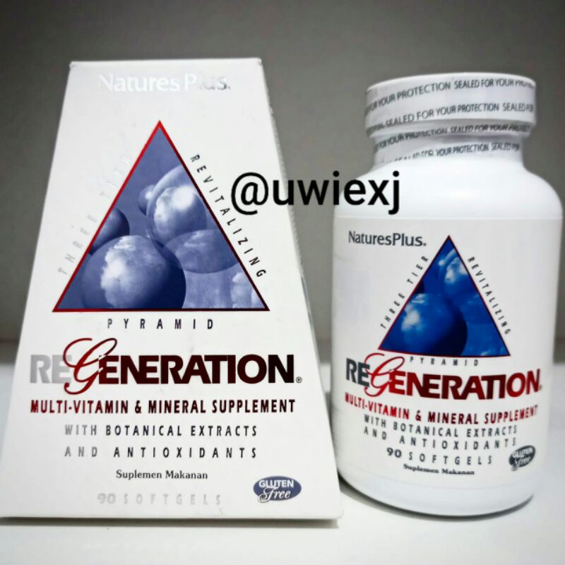 Jual Regeneration natures plus Regeneration multivitamin & mineral isi