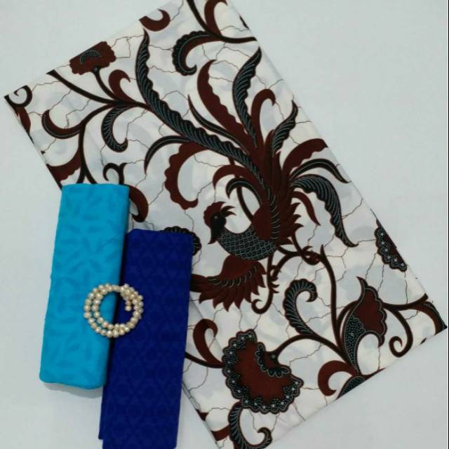 Kain batik halus printing AAA motif ayam jago