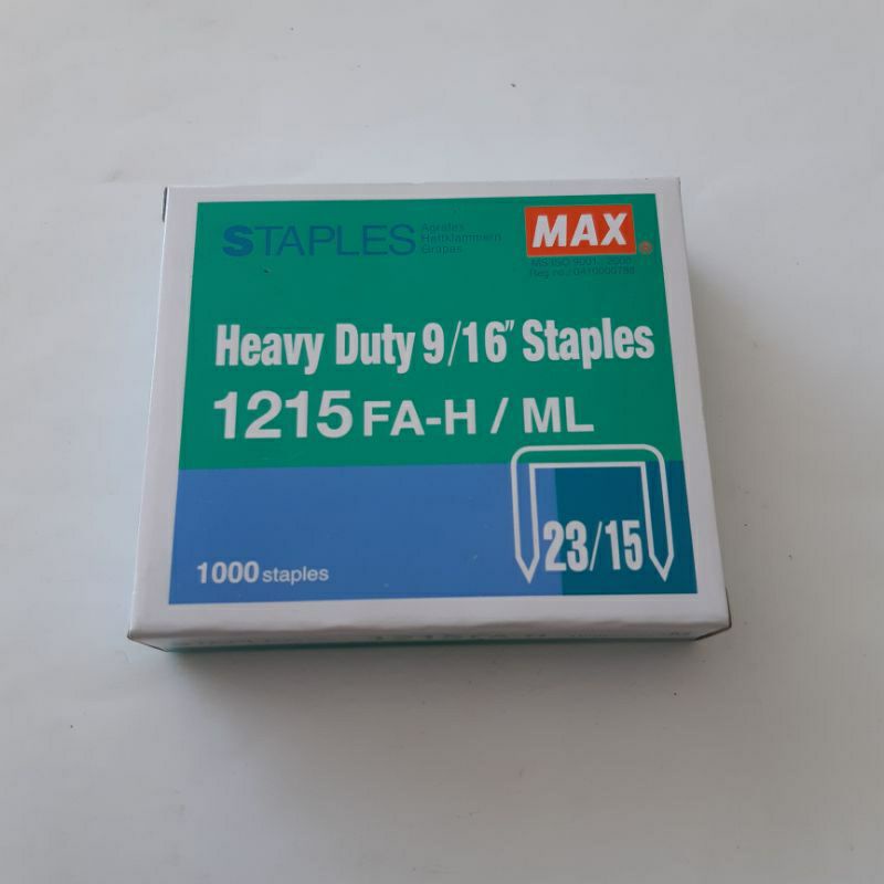 

isi staples max 1215 gun tacker steples tembak jilid