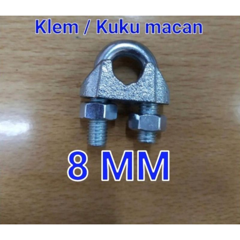 Klem seling M8 klem sling 8mm 5/16 Kuku macan
