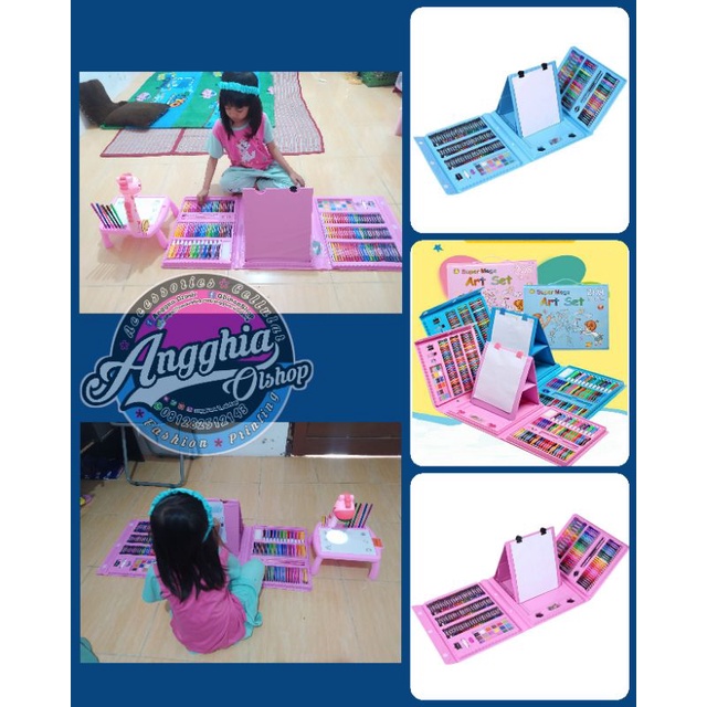 

set alat perlengkapan mewarnai anak