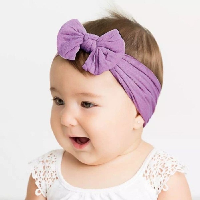 TokoPapin Bandana Anak Bayi Pita Kain Bando Bayi Perempuan Balita Baby Headband