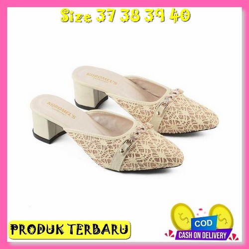 modern sendal hils wanita import high heels heals hak kaca tahu pesta kondangan wedding import sanda