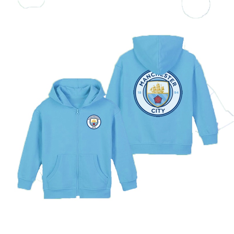 JAKET SWEATER ANAK BOLA MANCHESTER CITY