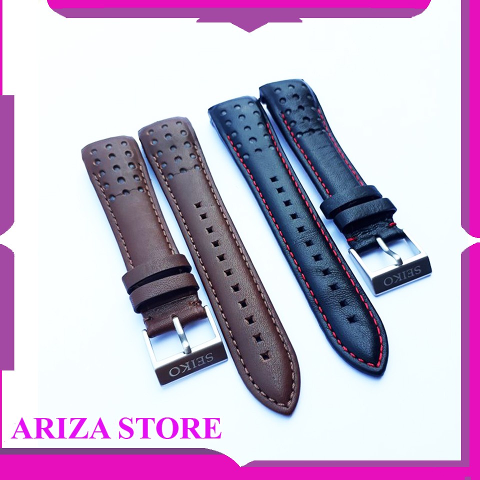 Tali Kulit Seiko 21 mm Strap Tali Jam Seiko 21 mm