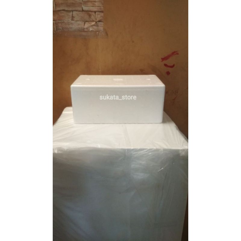 STYROFOAM BOX UKURAN P 37,5 x L 24 T 16 cm STYROFOAM BEKASI & STYROFOAM MURAH