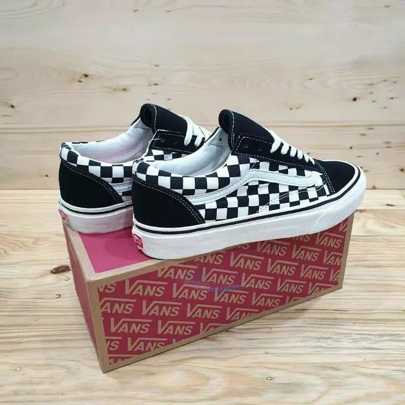 SEPATU KASUAL OLDSKOOL CHEKERBOARD 100% PREMIUM MADE IN CHINA WAFFLE IFC