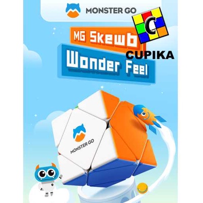 Rubik SKEWB Gan Monster Go MG SKEWB Stickerless ORIGINAL termurah