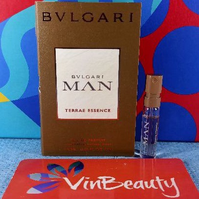 Vial Parfum OriginaL BVG Man Terrae Essence EDP 1.5 ml For Men Murah