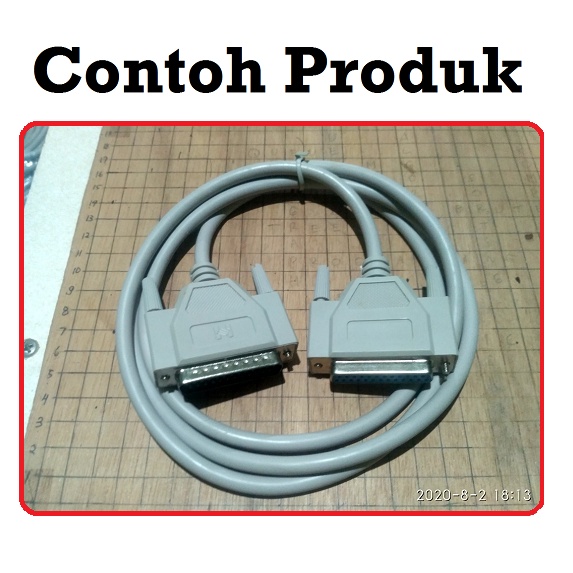 [HAEBOT] Kabel Cable Data Printer Pararel Mach3 LPT DB25 Male Female CNC 1.5 3 5 10 meter 1.5m 3m 5m 10m Breakout Konektor