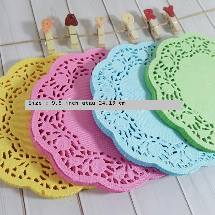 Paper Lace Doilies 3.5 Inch Warna