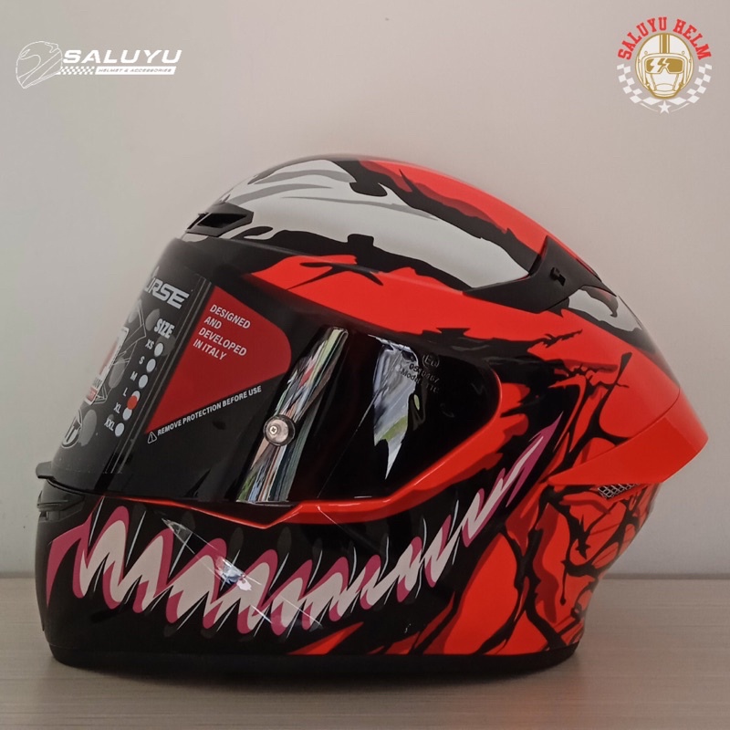 HELM KYT TT COURSE MARVEL LIMITED EDITION CARNAGE