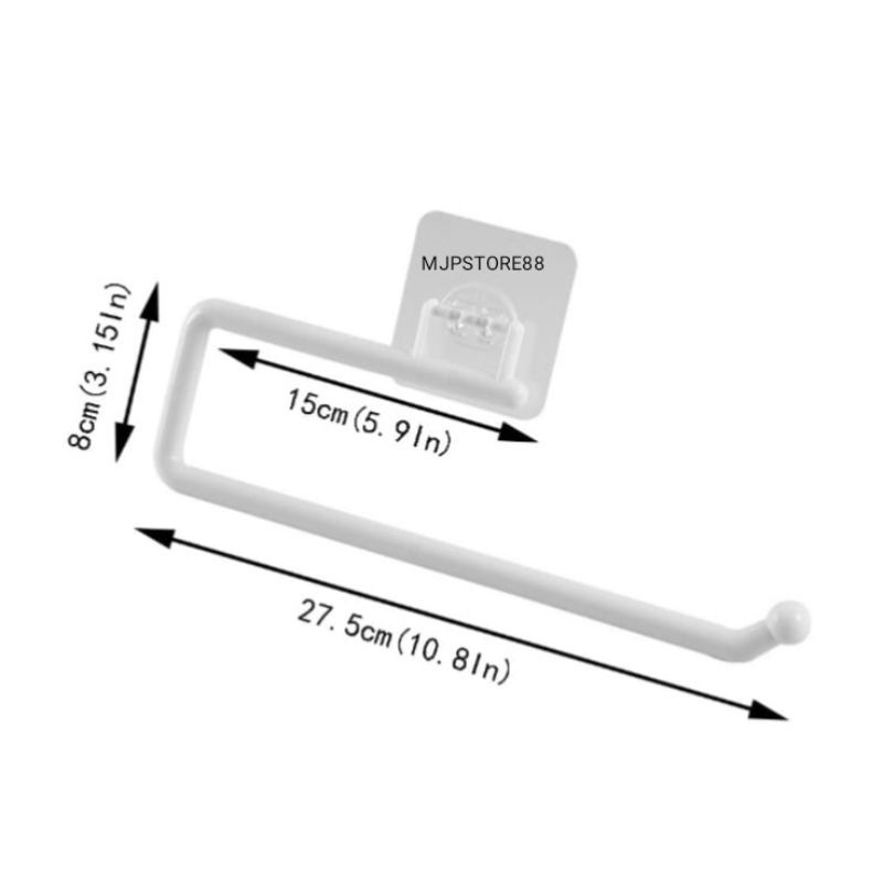 Gantungan Tissue Roll Kertas Dapur Toilet Handuk Multifungsi