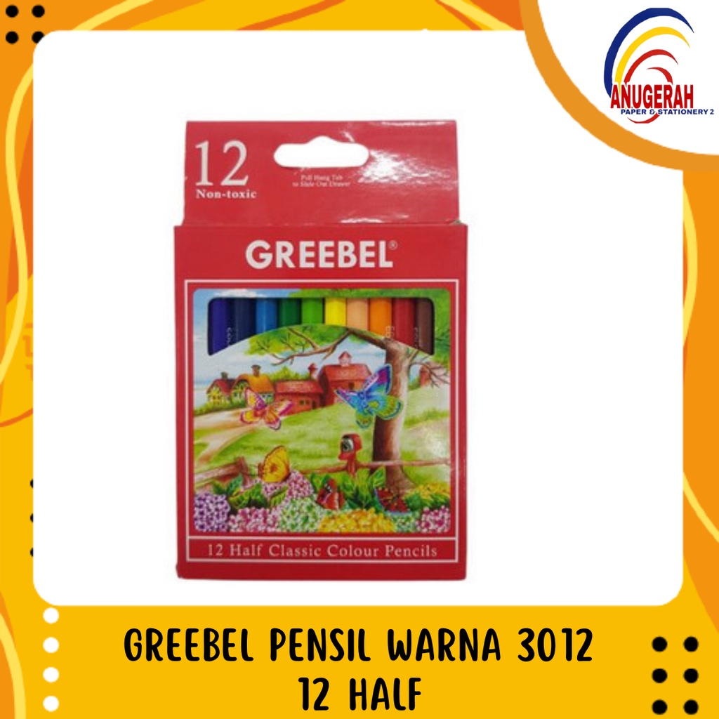 

GREEBEL PENSIL WARNA 3012 12WARNA (PCS)